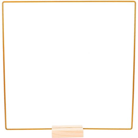 Kit de couronne de fleurs à monter soi-même, cadre de bureau, attrape-rêves, cercle floral avec support-31.00X30.00X3.50CM