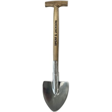 Bêche à vivaces INOX, Lame Pointue compacte (1/4)