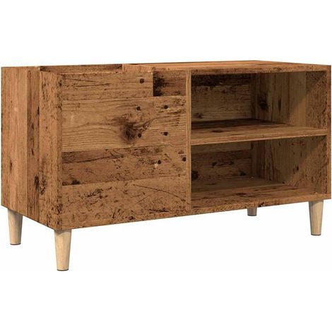 Armoire de Rangement en Bois d'Ingénierie Style Vintage, Meuble de Stockage 84,5x38x48 cm (1/5)