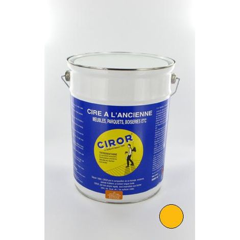 Cire CIROR Pâte A l'Ancienne, 5 litres JAUNE CIRE