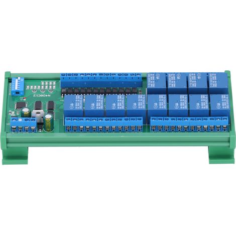 Module relais 12 entrées/12 sorties RS485, composant électronique avec rail DIN N4D8C12 24 V (1/5)