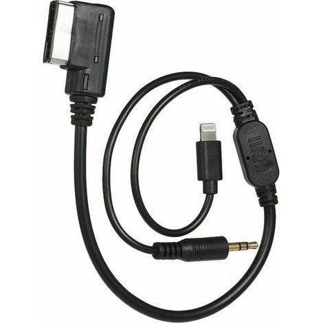 Adaptateur Audio 3,5 mm : Compatibilité Audi, VW, iPad, iPhone - Connexion Fiable (1/4)