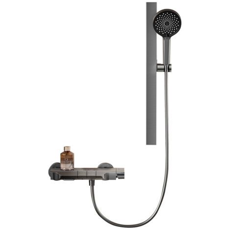 Ensemble de douche thermostatique gris Z.V.D