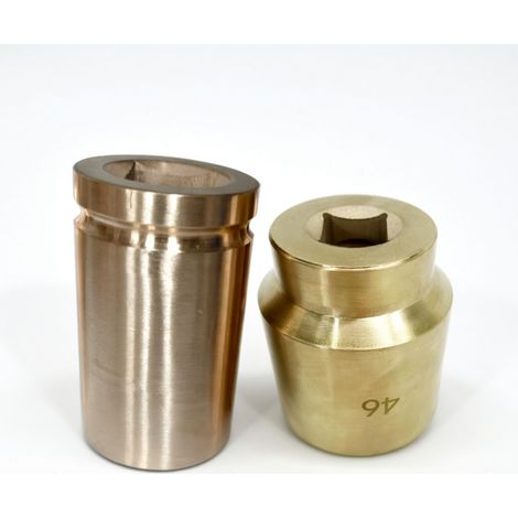 Vaso antichispas 60 mm1 pulgada cuadrada bronce de aluminio (1/5)
