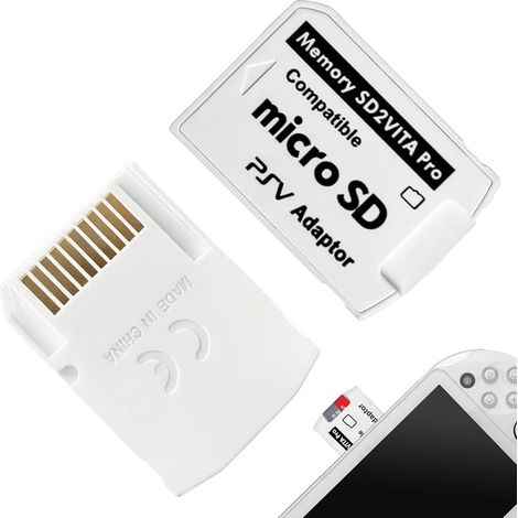 adaptateurs SD2Vita 6.0 pour carte microSD PS Vita 1000/2000 (1/5)