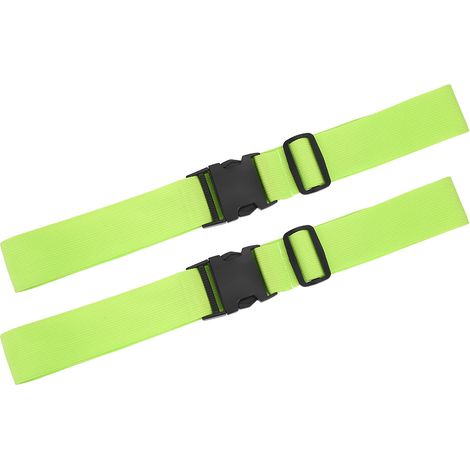 2 pièces Sangle de Valise Réglable, Bande de Ceinture Polyvalente pour Bagages avec Boucle (1/5)