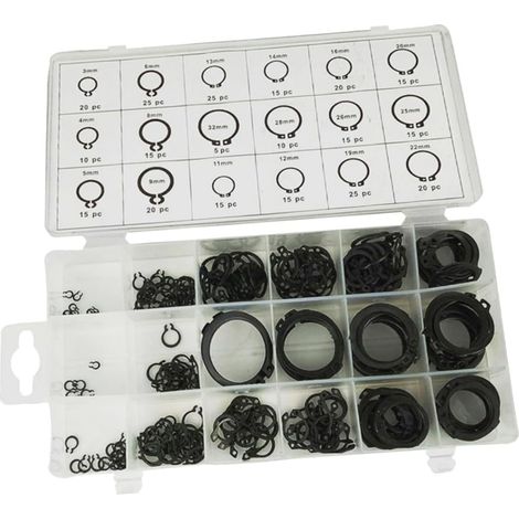 Kit de 300 anneaux retenue externes PRETYZOOM, pour applications (1/5)
