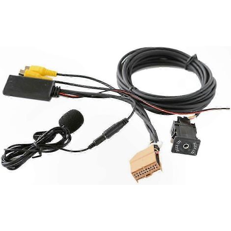 Adaptateur Bluetooth AUX pour voitures avec entrée 12 V et prise en charge du microphone (modèles 2006-2008) (1/5)