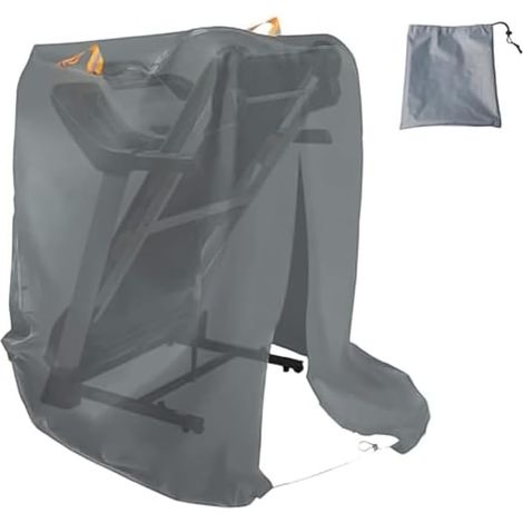Housse de tapis de course imperméable en tissu Oxford pour extérieur, protection contre la poussière, la pluie, le soleil, coupe-vent, fermeture éclair, cordon de serrage, convient à la (1/5)