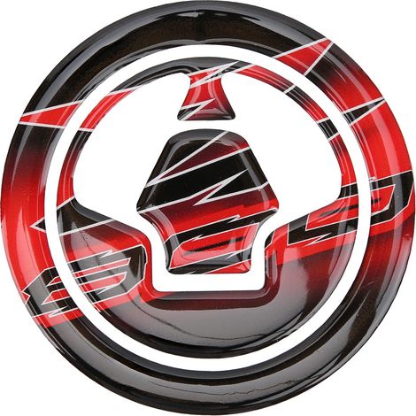 Motorrad-Tankabdeckungsaufkleber, Epoxidharz, schützend, einfach zu montieren, stilvoller Look für Z800 (Schwarz Rot).