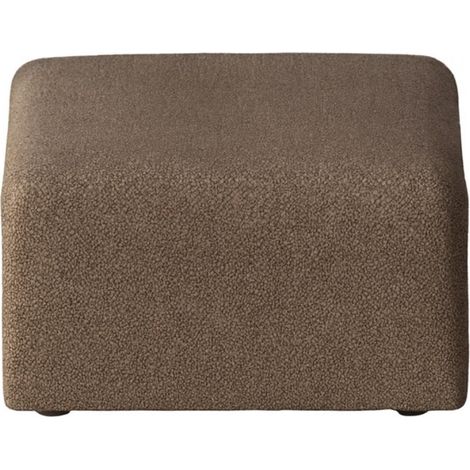 Cubic pouf marron. (1/5)