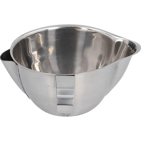 Bol séparateur d'huile et de graisse en acier inoxydable - Durable, facile à nettoyer et confortable à utiliser (1/5)