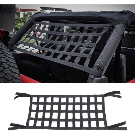 Filet De Chargement - 157 x 54 cm - Pour Coffre De Voiture Et Banquette Arrière - 8 Poches Profondes - Fixation Par Crochets Renforcés - 1 Pièce (1/5)