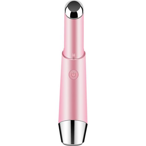 Appareil de massage pour les yeux et le visage (baguette/stylo), chauffant, vibrant, anti-âge, soulage la fatigue oculaire, atténue les poches et les cernes, favorise l'absorption des produits, estomp (1/5)