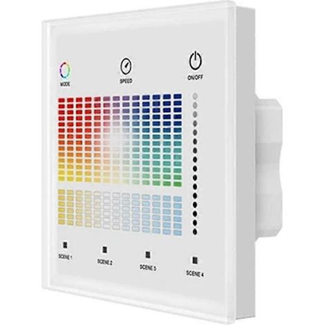 Panneau intelligent mural pour maison connectée, blanc. (1/5)
