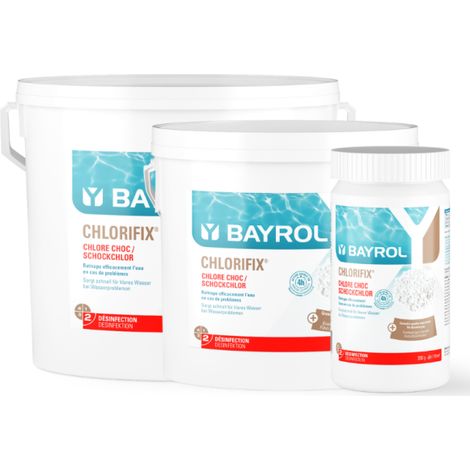 Chlore choc Bayrol Chlorifix Traitement de l'eau - 10 kg