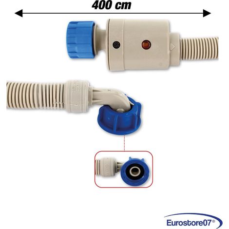 TUBO CARICO LAVATRICE  LAVASTOVIGLIE CM 400 CON  ACQUASTOP NO ALLAGAMENTO LV 607