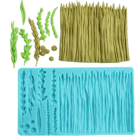 stampo in silicone per erba di prato (1/4)
