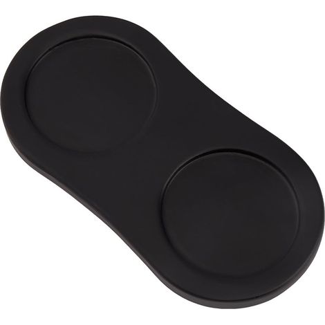 Plateau pour moulins à sel et à poivre - 16 x 8,1 cm - Support en bois pour moulins à poivre - Protège-table - Accessoires pour moulins à sel - Convient pour 2 moulins - Rangement cuisine - Décoration (1/5)