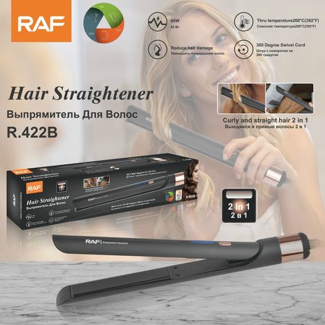 Lisseur à cheveux conforme aux normes européennes, avec ions négatifs, doux pour les cheveux, adapté à un usage domestique. (1/5)