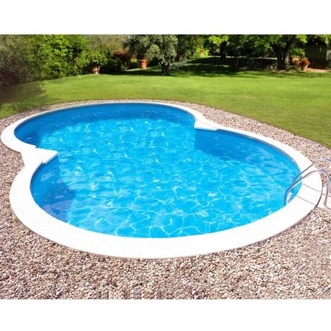 Piscina interrata forma a otto 540x350x150 cm   Kit Base