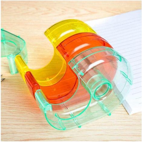 Dévidoir de Ruban 3pc Support De Coupe-Ruban Transparent en Plastique Distributeur De Ruban Adhésif en Papier Japonais Accessoire Bureau Travail (1/5)