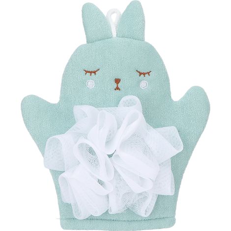 Gant de Gommage Animaux Mignons pour Douche, Exfoliant Corporel Élimination Peaux Mortes et Massage (1/5)