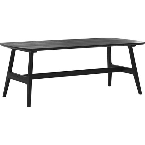 Mesa de centro de madera negra de 120 cm - Suly