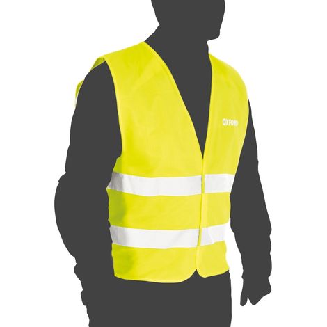 Gilet riflettente Oxford in una pratica confezione, perfetto per il vano portaoggetti.