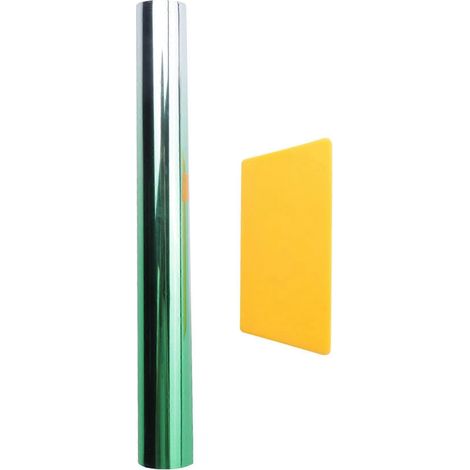 Film teinté pour pare-brise avant de voiture, protection solaire (vert) (1/5)