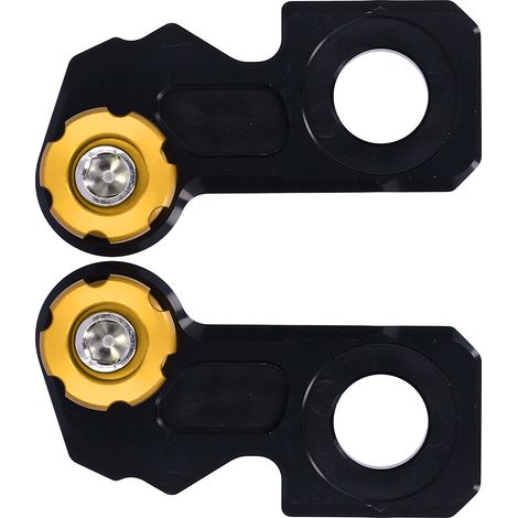 Motorradständer CB650R/CBR650R 2019–2020, Aluminium-Achsenauflagen, 2 Stück, gelb, rutschfester Ersatz (1/5)