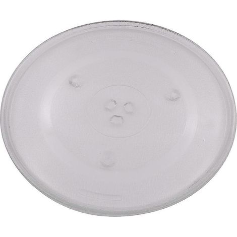 Plateau tournant en verre de rechange pour micro-ondes, avec fond en Y, 32 cm (12,5 po), durable, pour four à micro-ondes. (1/5)
