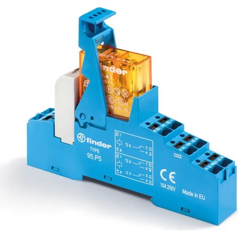 Schnittstellenrelais Finder 48.p6.8.024.0060spa 16A 24V AC