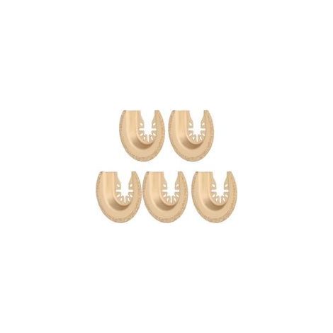 Lot 5 lames scie oscillante, outils multi usage pour béton, électrophorèse, emballage individuel pour précision et durabilité maximale (1/5)