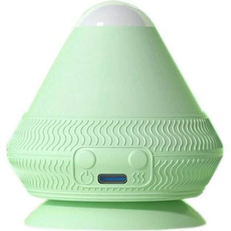 Balle de massage électrique à ventouse pour le dos et les épaules, verte, pour soulager la douleur