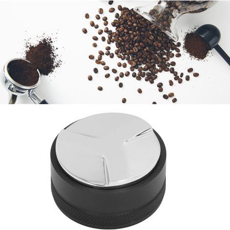 Distributeur de Café Portable Ajustable Résistant à la Rouille Pelle Noire Presse Poudre 51mm (1/5)