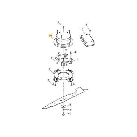MOTOR ELÉCTRICO BATERIA 48V x SLM 420 ORIGINAL STIGA - 118563520/0