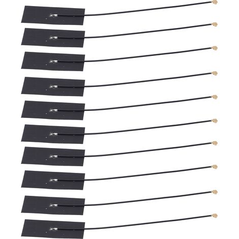 10 antennes IPEX 433 MHz 5 dBi, câble RG1.13 5 W, circuit imprimé souple, antenne interne pour module de transmission de données de drone (1/5)