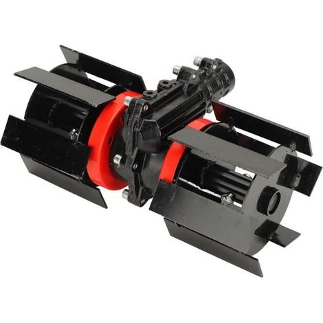Roue de désherbage pour tondeuse à gazon VVIKIZY - 14cm - Lame droite à 9 dents - Accessoire jardin cisaille (1/4)
