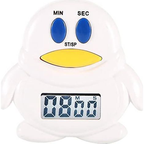 minuteur De Cuisine Aimant Rigolo, Timer Cuisine Aimant De Forme De Coq (manchot) (1/5)