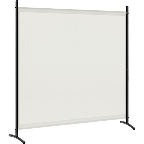 Woltu – Paravent 180x177cm – Séparateur de pièce en tissu polyester 160g/m² – Écran de confidentialité imperméable – Pieds en métal robustes