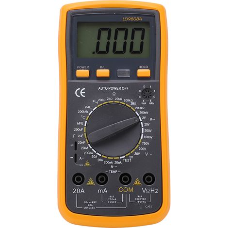 Multimètre multifonction haute précision pour test de température et de fil sous tension, multimètre numérique professionnel (1/5)