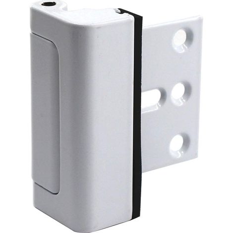Verrou de porte de sécurité en alliage d'aluminium - Couleur blanche oxydée (1/5)