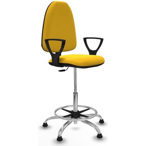 Piqueras y Crespo BFN05RT Silla de oficina amarilla confortable (1/3)