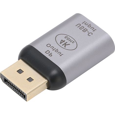 Adaptateur USB-C vers DisplayPort 4K 60Hz, Convertisseur Vidéo Universel pour PC, Mac, Android et Tablettes (1/4)