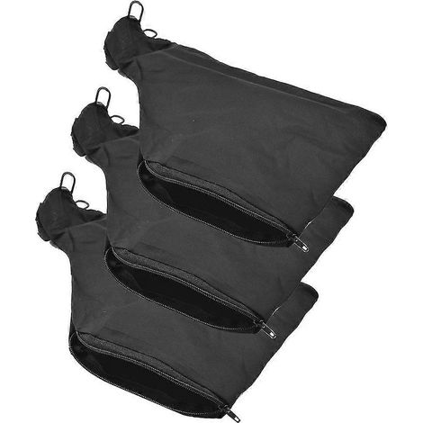 Sac à sciure noir avec fermeture éclair et support métallique, pour scie à onglets modèle 255 (lot de 3, référence 2024120692)-AquaForge