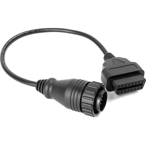 Trade-Shop OBD2 Diagnose Adapterkabel 14 Pin Stecker auf 16pol Buchse kompatibel mit Mercedes, VW Autos Fahrzeuge mit 14 Pin Diagnoseanschluss (1/5)