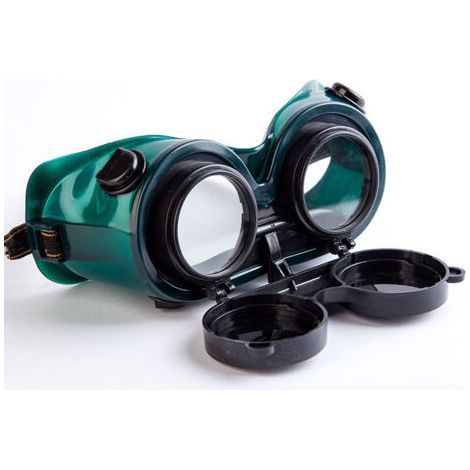 Flip Front Welding Goggles, Welders Protective Goggles with Used for Soldering Soldering Torch Burning Cutting (1/3)