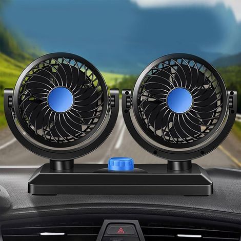 Ventilateur USB portable rotatif à 360° silencieux ABS pour (1/5)