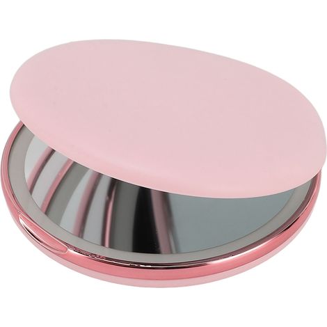 Miroir de maquillage LED grossissant 1x et 5x, double face, portable, pour le quotidien et les voyages. (1/5)